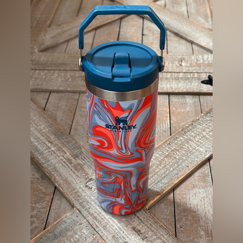 Stanley 30 oz Stainless Steel IceFlow Flip Straw Tumbler Tye-Dye Limited Edition